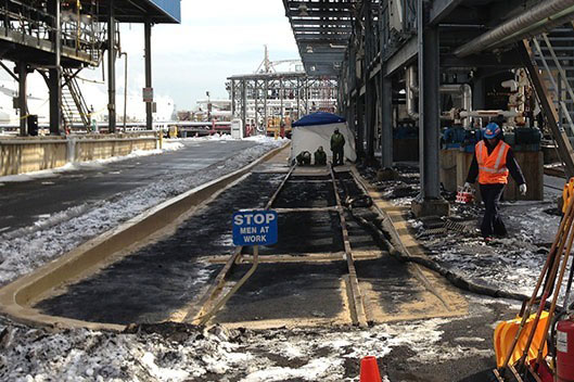 Kinder Morgan Train Liner Coating in Carteret, NJ